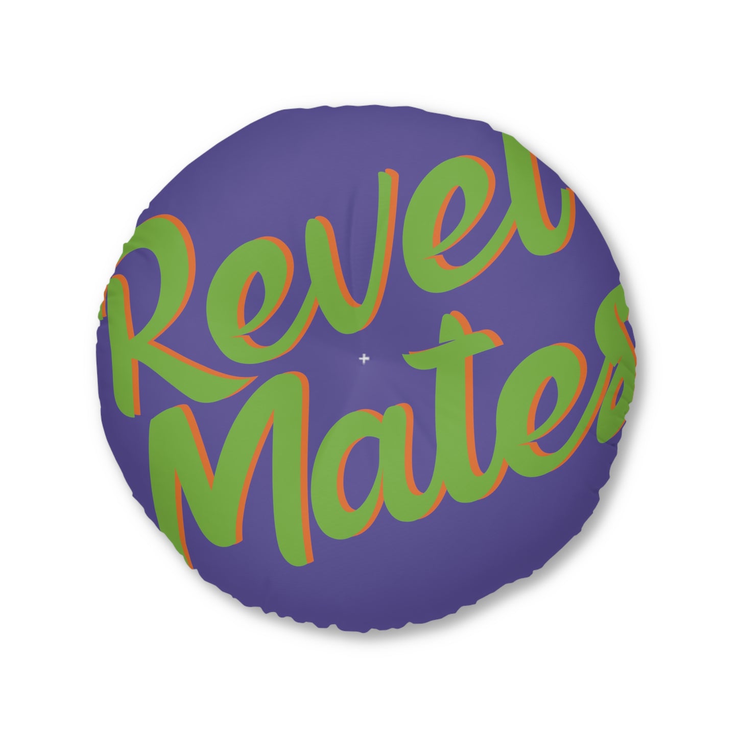 Round Tufted Floor Pillow | for Pets and Companions | Lavender & Lime RevelMates Design