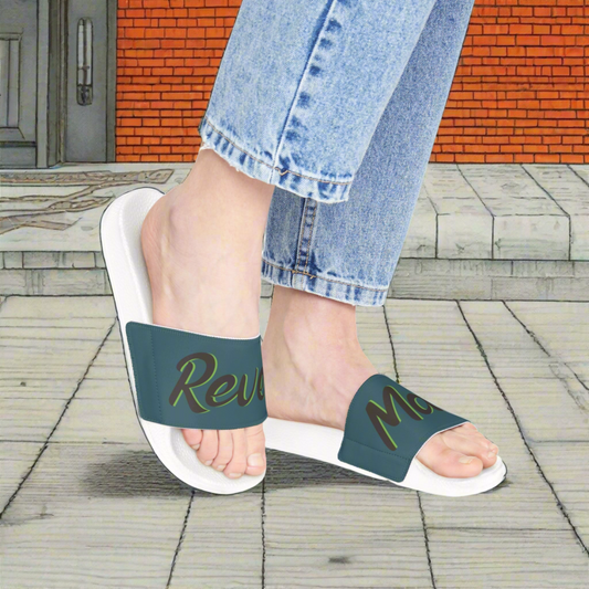 Women's Removable Strap Sandals | Turquoise & Brown RevelMates Design | 2 colors