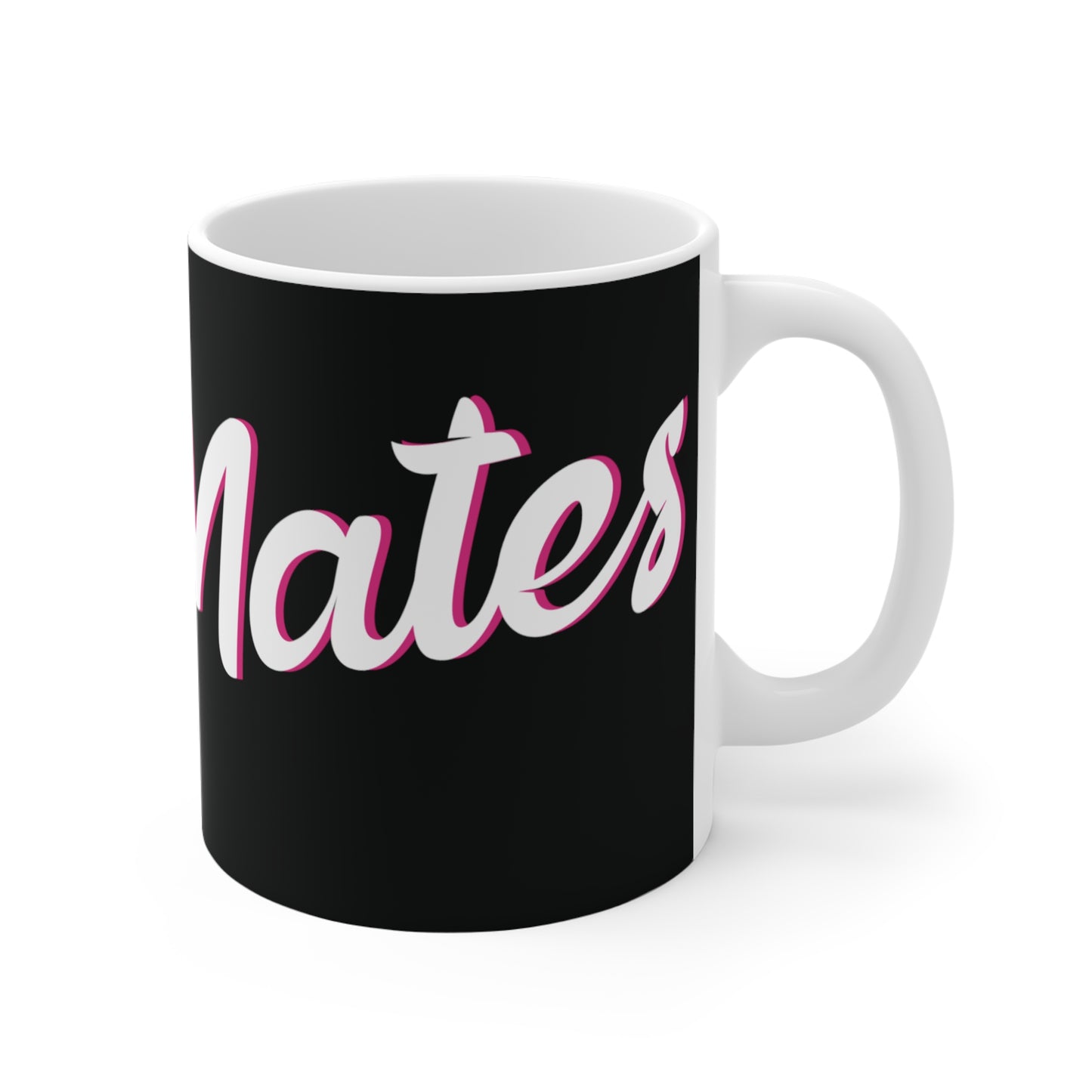 Ceramic Mug 11oz (330 ml) | Black & White RevelMates Design