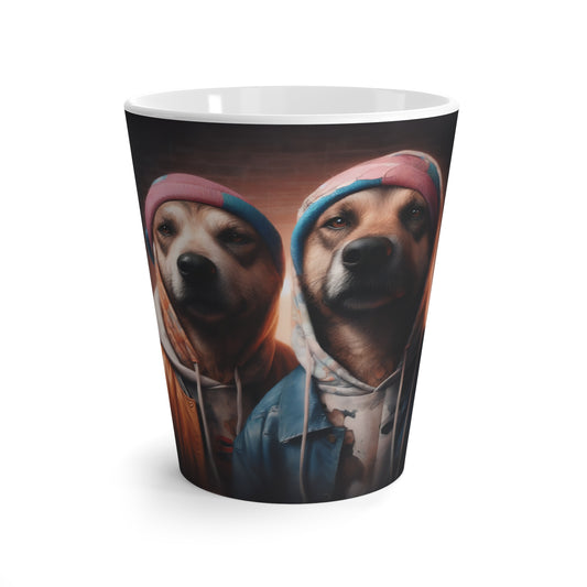 Latte Mug 12oz (350 ml) | Hip-Hop Brothers Design