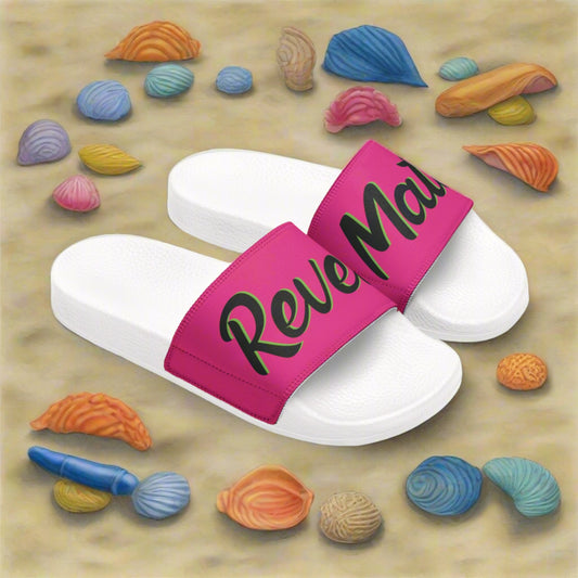 Men's Removable Strap Sandals | Fuchsia & Black RevelMates Design | 2 colors