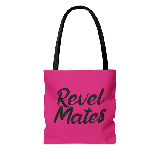 Tote Bag | All Over Print Bag | Camouflage Fuchsia & Black Design