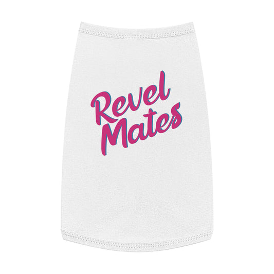 Pet T-Shirt | White & Fuchsia RevelMates Design