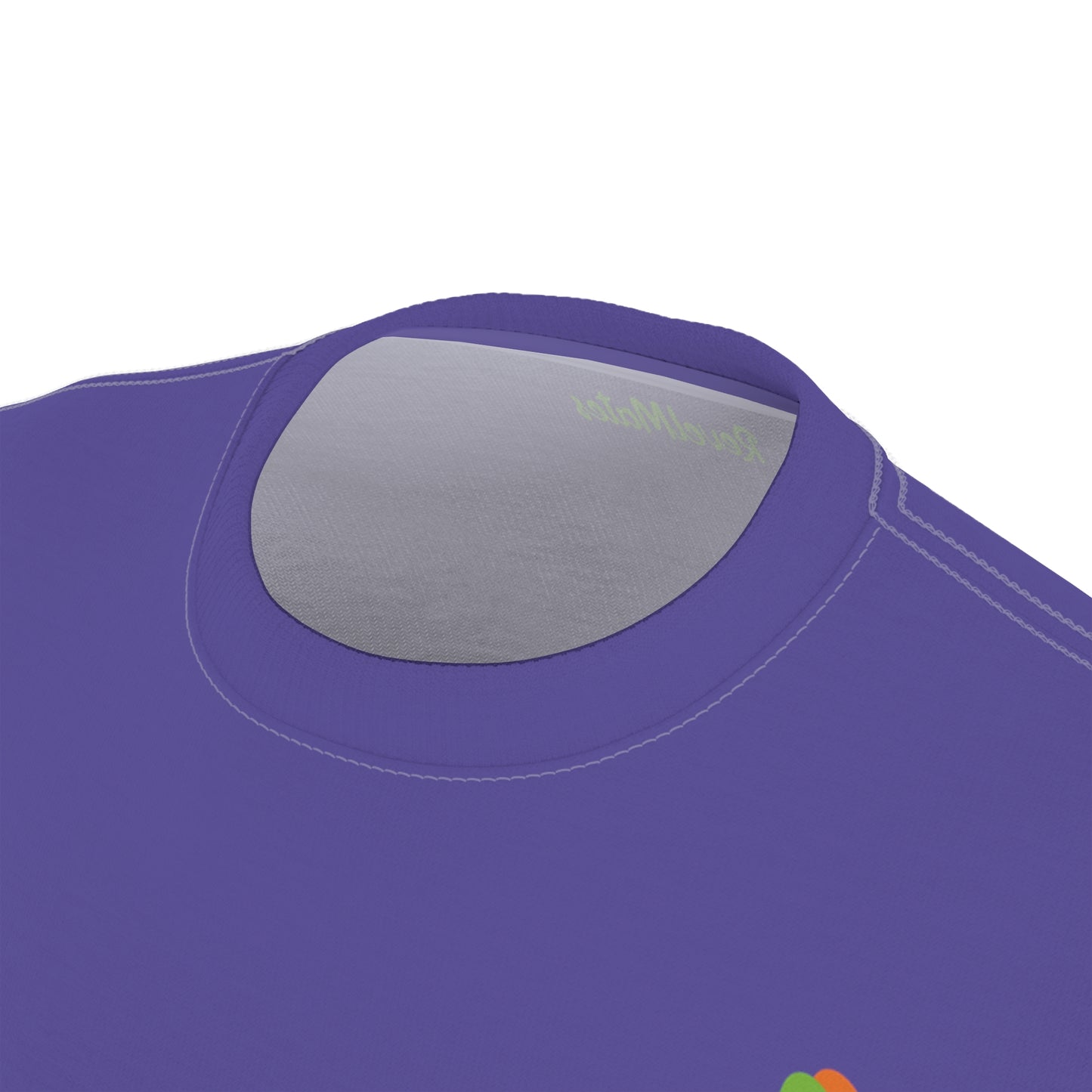 Unisex Cut & Sew T-Shirt | All Over Print Tee | Lavender & Lime RevelMates Design