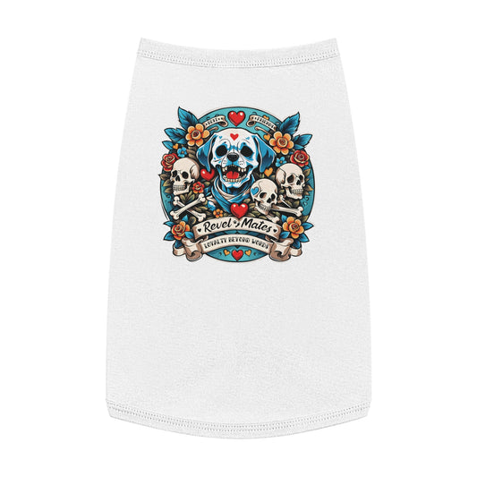Pet T-Shirt | Dog Skull Tattoo Design | 4 colors