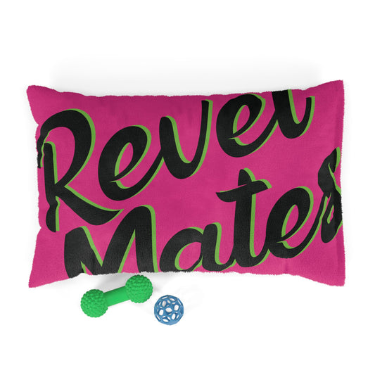 Pet Bed | for Dogs, Cats and all beloved Pets | Fuchsia & Black RevelMates Design