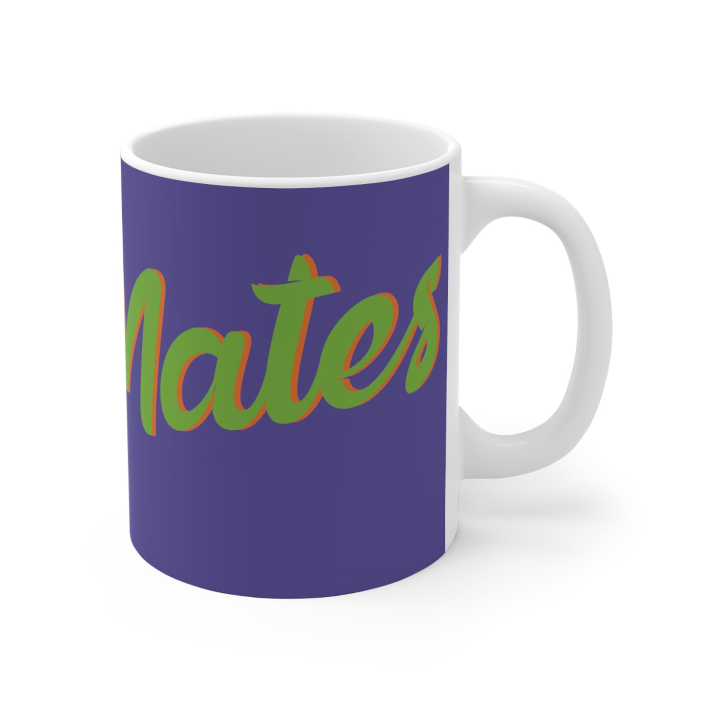 Ceramic Mug 11oz (330 ml) | Lavender & Lime RevelMates Design
