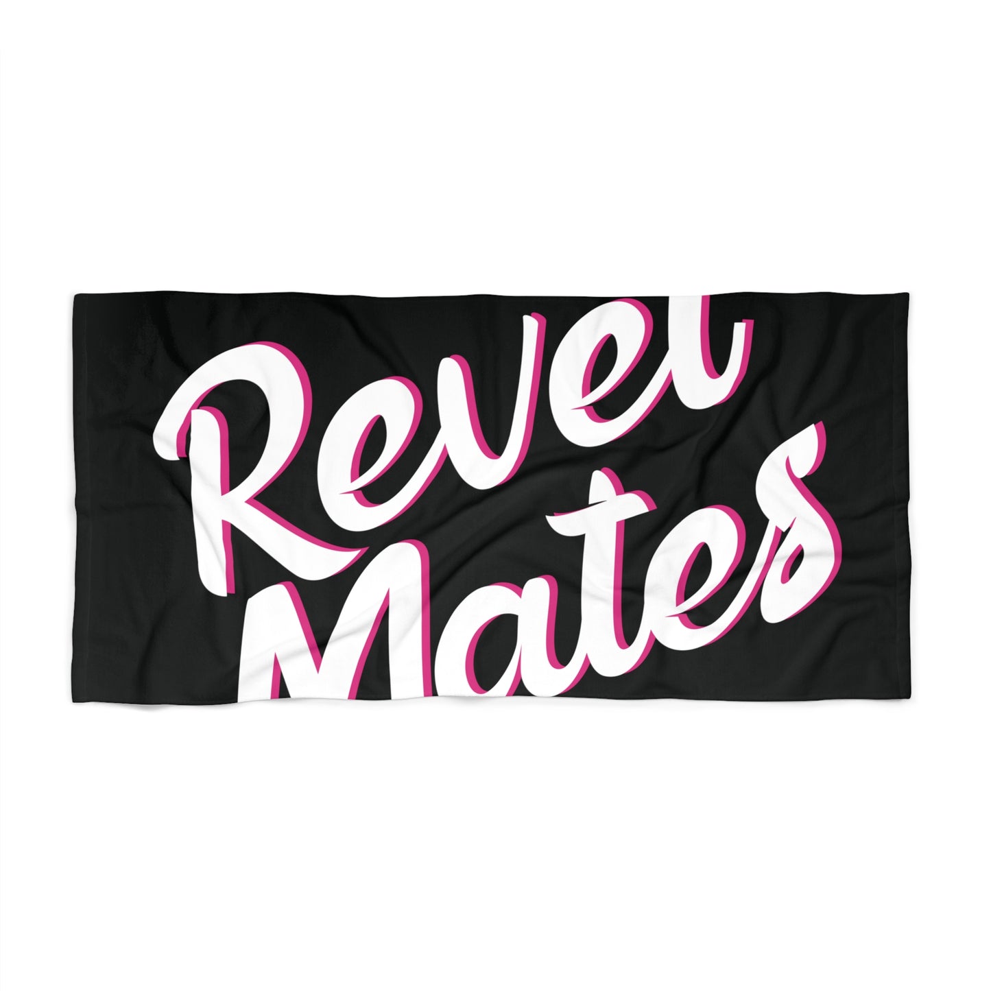 Pet Bath Towel | Black & White RevelMates Design