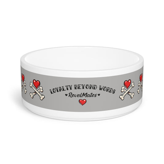 Pet Bowl 16oz (473ml) | Skull Tattoo Design | 4 colors