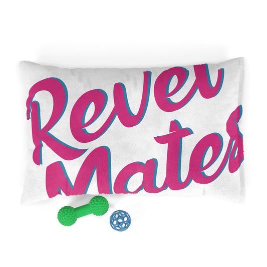 Pet Bed | for Dogs, Cats and all beloved Pets | White & Fuchsia RevelMates Design