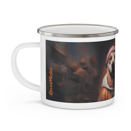 Enamel Camping Mug 12oz (350ml) | Hip-Hop Brothers Design
