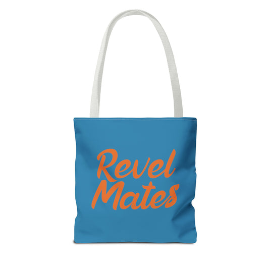 Tote Bag | All Over Print Bag | Camouflage Blue & Orange Design