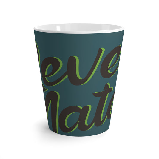 Latte Mug 12oz (350 ml) | Turquoise & Brown RevelMates Design
