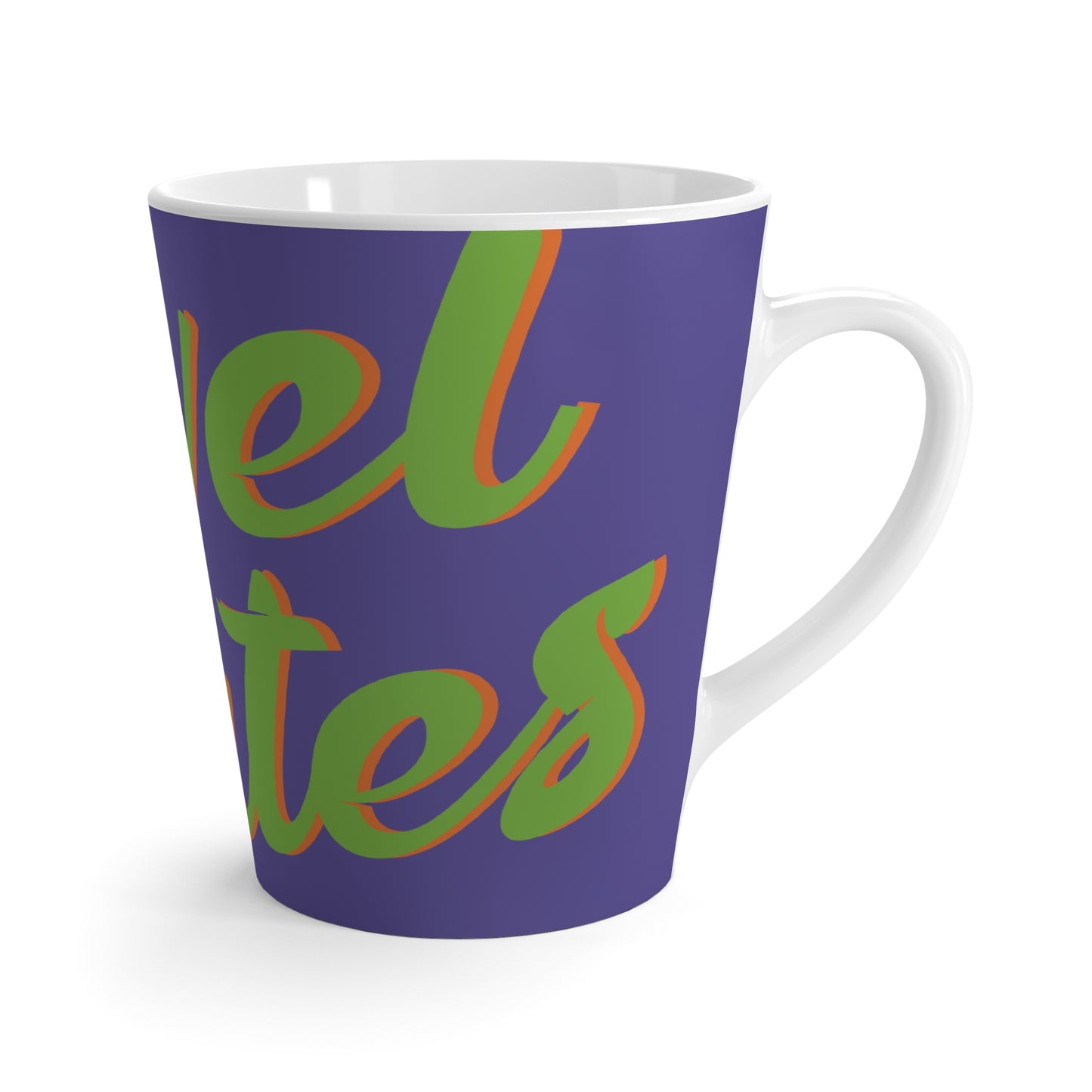 Latte Mug 12oz (350 ml) | Lavender & Lime RevelMates Design