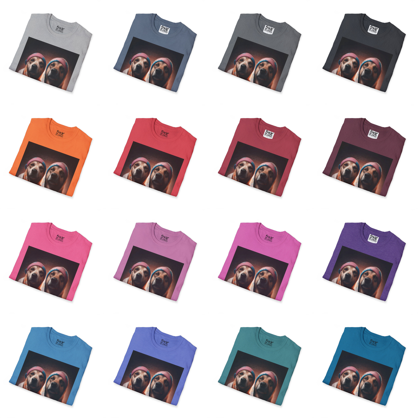 Unisex Softstyle T-Shirt | Heather and Antique Colors | Hip-Hop Brothers Design | 16 colors