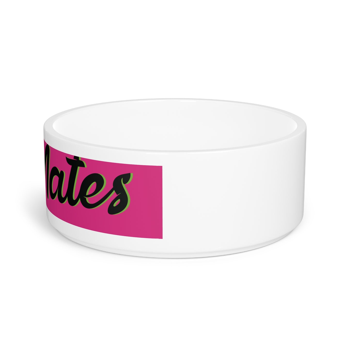 Pet Bowl 16oz (473ml) | Fuchsia & Black RevelMates Design