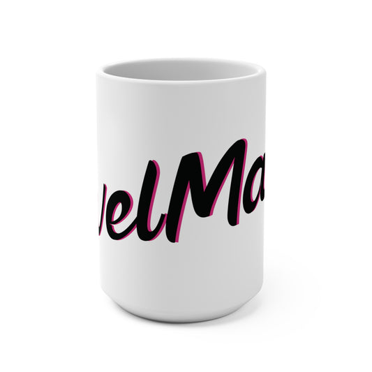 Ceramic Mug 15oz (440 ml) | White & Black RevelMates Design