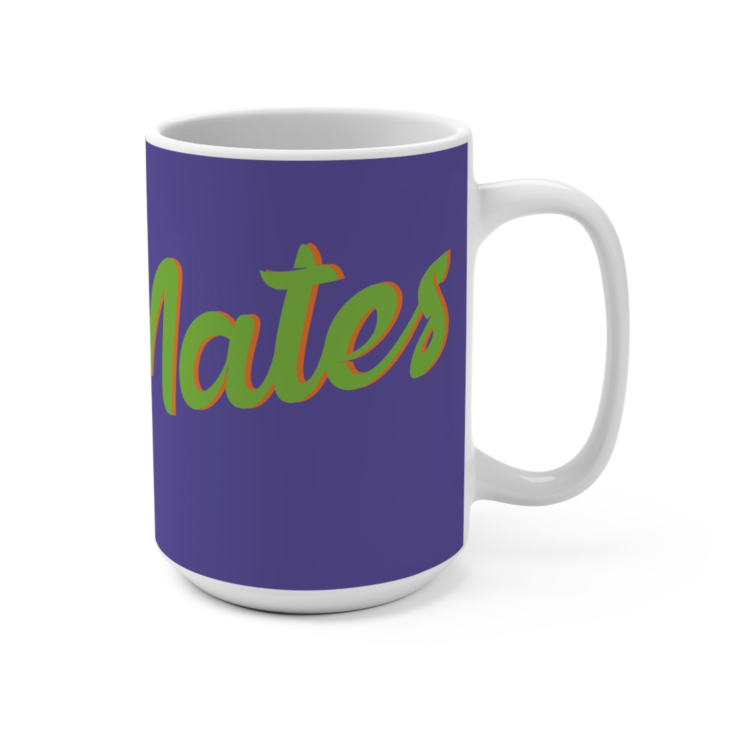 Ceramic Mug 15oz (440 ml) | Lavender & Lime RevelMates Design