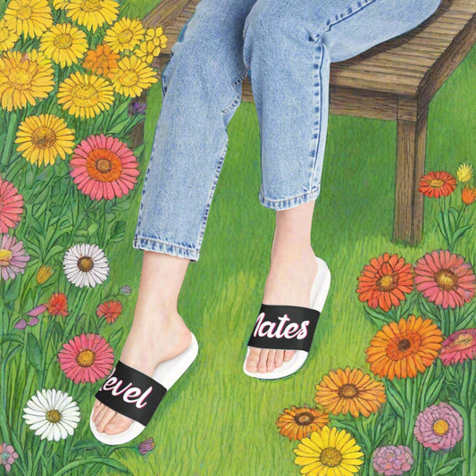 Women's Removable Strap Sandals | Black & White RevelMates Design | 2 colors