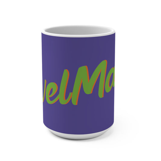 Ceramic Mug 15oz (440 ml) | Lavender & Lime RevelMates Design