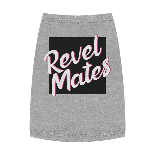 Pet T-Shirt | Black & White RevelMates Square Design | 4 colors