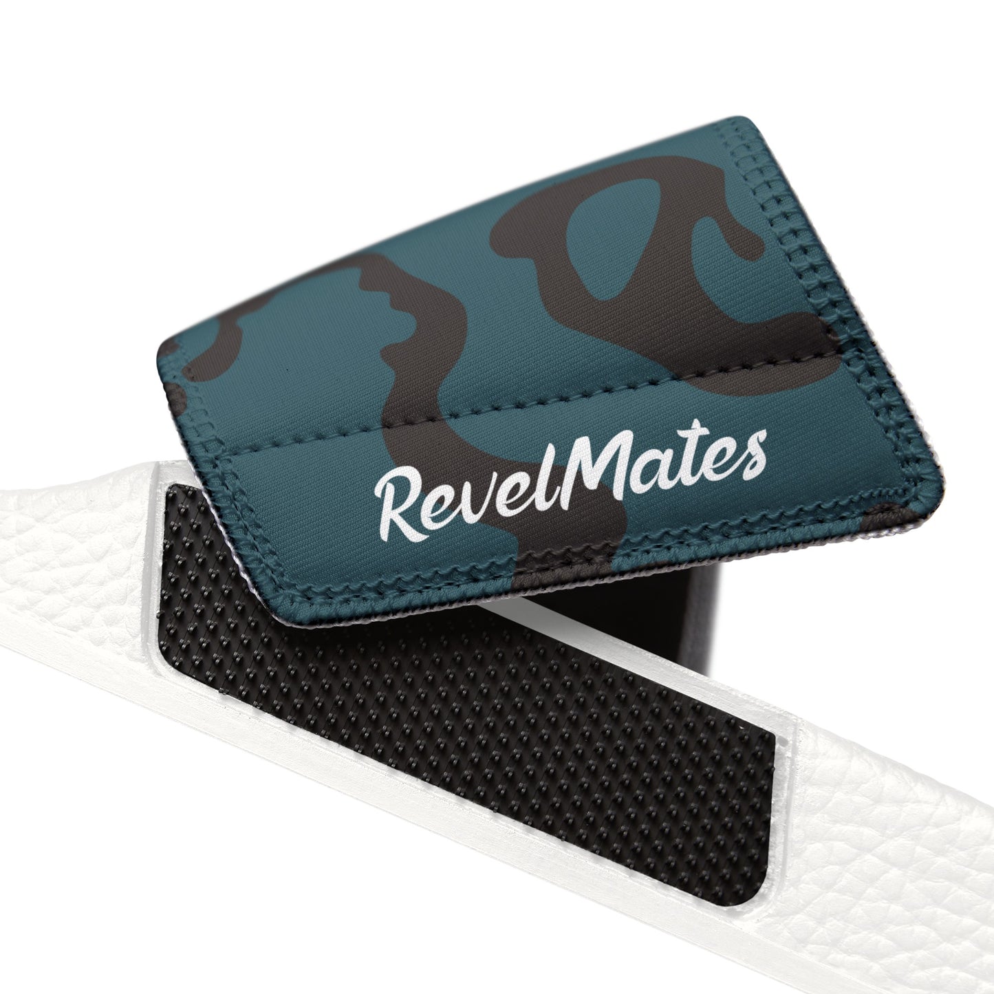 Women's Removable Strap Sandals | Camouflage Turquoise & Brown Design | 2 colors