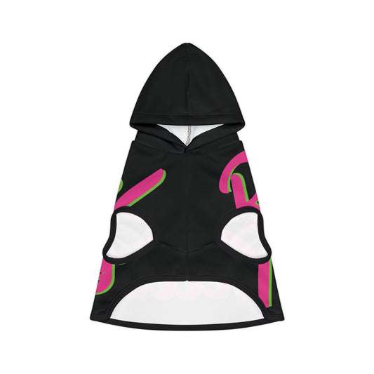 Pet Hoodie | for Dogs and Cats | Black & Fuchsia RevelMates Design