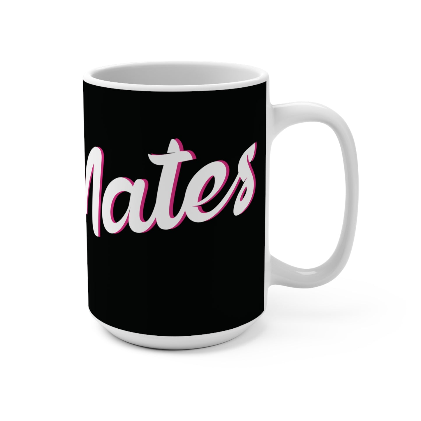 Ceramic Mug 15oz (440 ml) | Black & White RevelMates Design