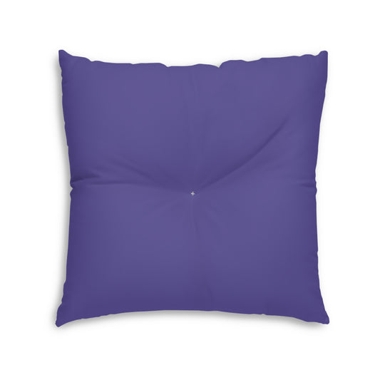Square Tufted Floor Pillow | for Pets and Companions | Lavender & Lime RevelMates Design