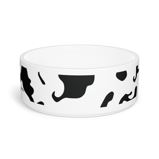 Pet Bowl 16oz (473ml) | Camouflage Black & White Design