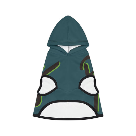 Pet Hoodie | for Dogs and Cats | Turquoise & Brown RevelMates Design