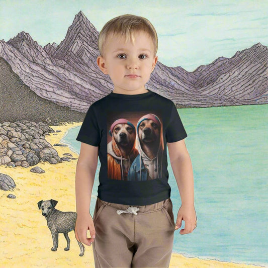 Infant Unisex Lightweight Fine Jersey T-Shirt | 6M-24M | Hip-Hop Brothers Design | 3 colors