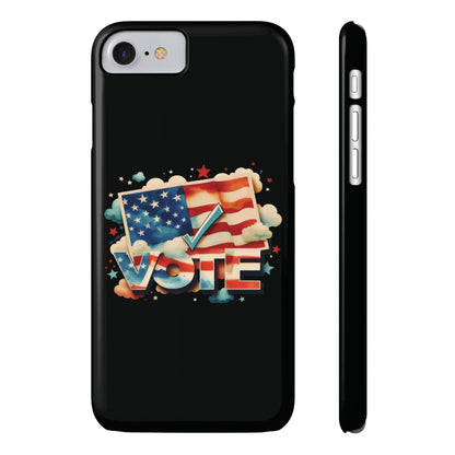 Slim Phone Case | VOTE Watercolor Design | US Elections