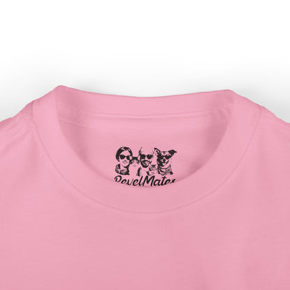 Unisex Infant Fine Jersey T-Shirt | 6M-24M | Fuchsia & White RevelMates Square Design | 4 colors