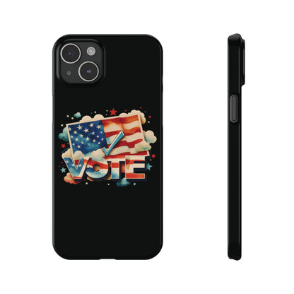 Slim Phone Case | VOTE Watercolor Design | US Elections