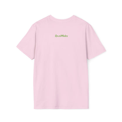 Unisex Softstyle T-Shirt | Lavender & Lime RevelMates Square Design | 4 colors