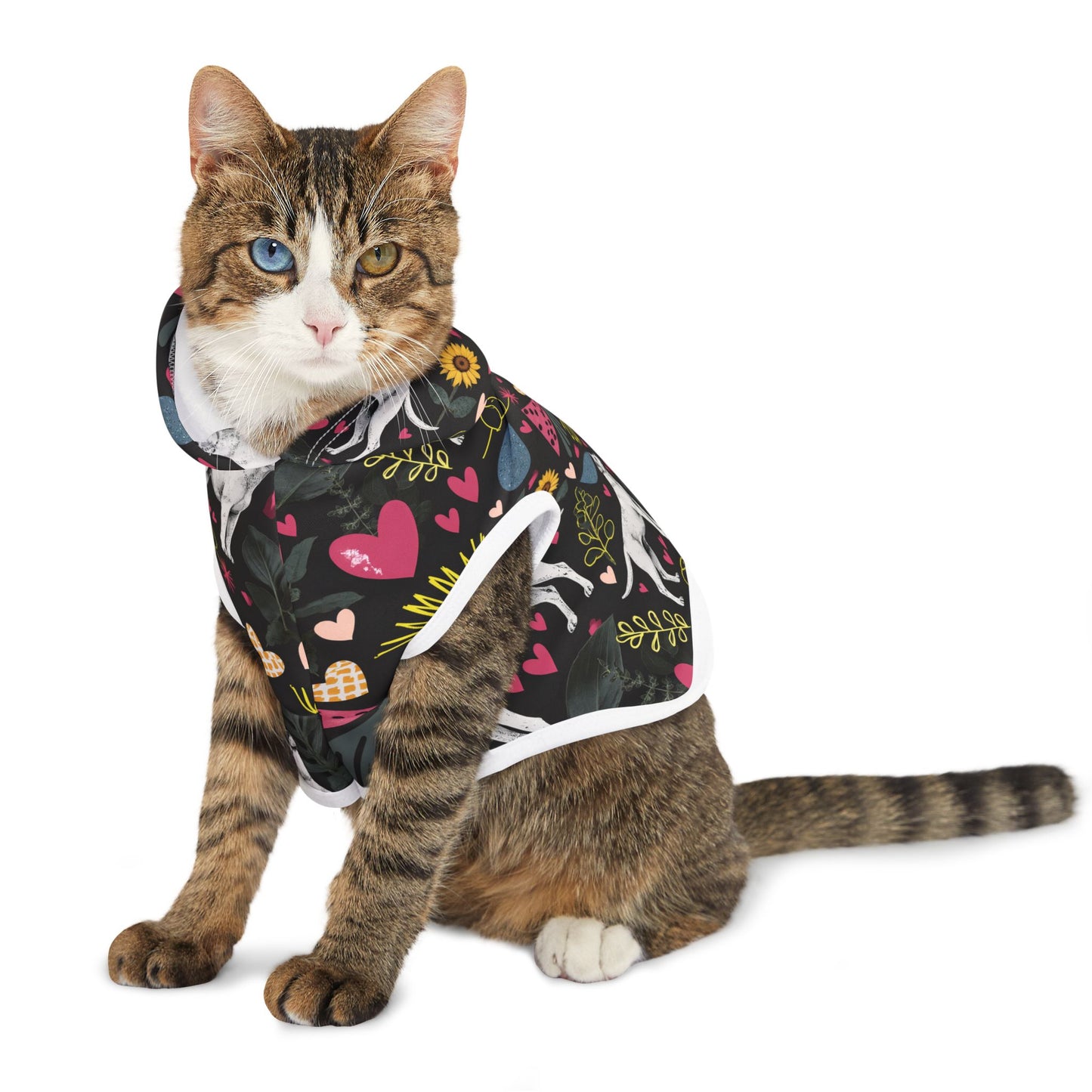 Pet Hoodie | for Dogs and Cats | Hearts & Tails Design