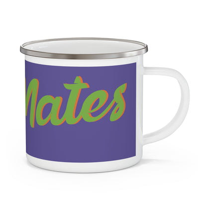 Enamel Camping Mug 12oz (350ml) | Lavender & Lime RevelMates Design