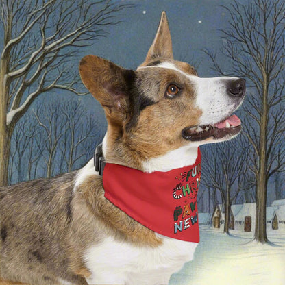 Pet Bandana Collar | Furry Christmas Design | 8 colors