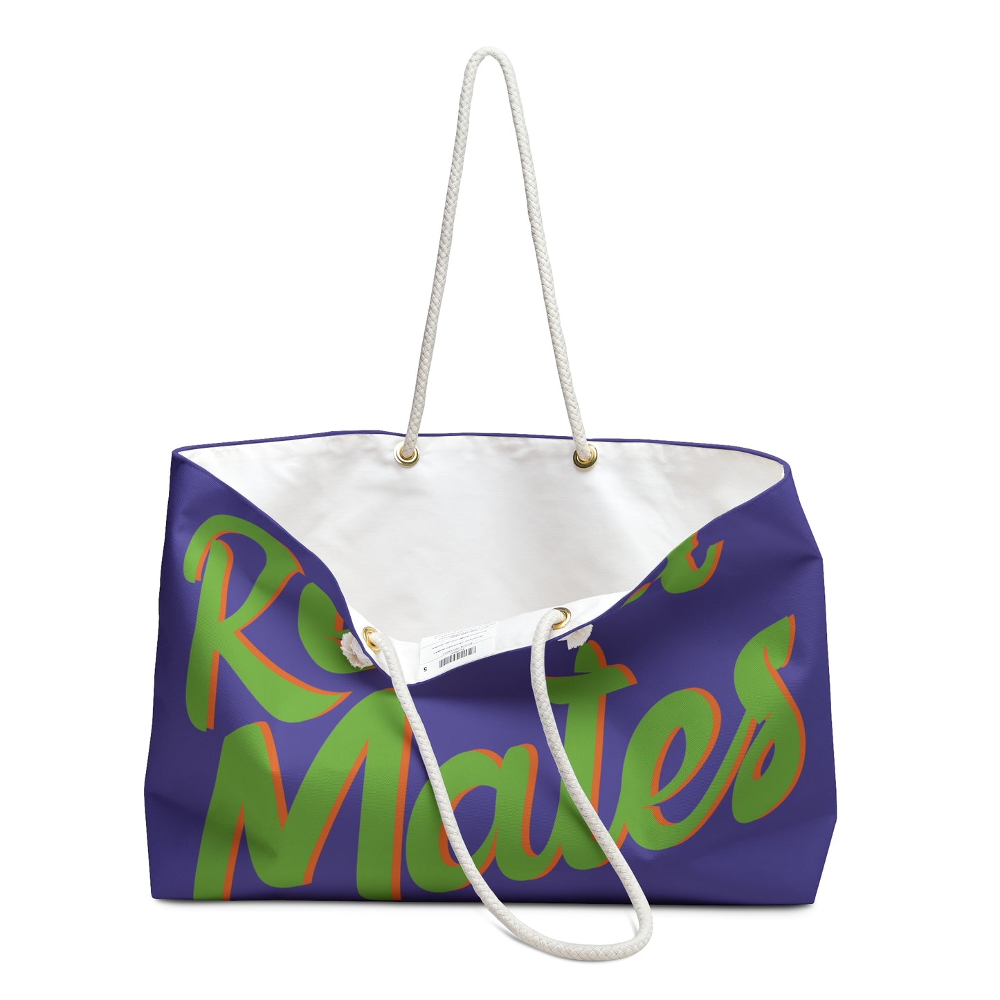 Weekender Beach Bag | All Over Print Bag | Lavender & Lime RevelMates Design