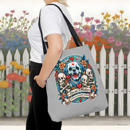 Tote Bag | All Over Print Bag | Dog Skull Tattoo Design