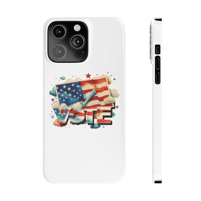 Slim Phone Case | VOTE Watercolor Design | US Elections