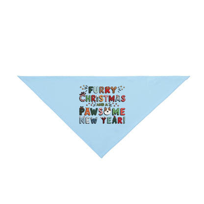 Pet Bandana | Furry Christmas Design | 8 colors