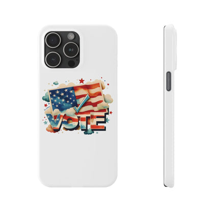 Slim Phone Case | VOTE Watercolor Design | US Elections