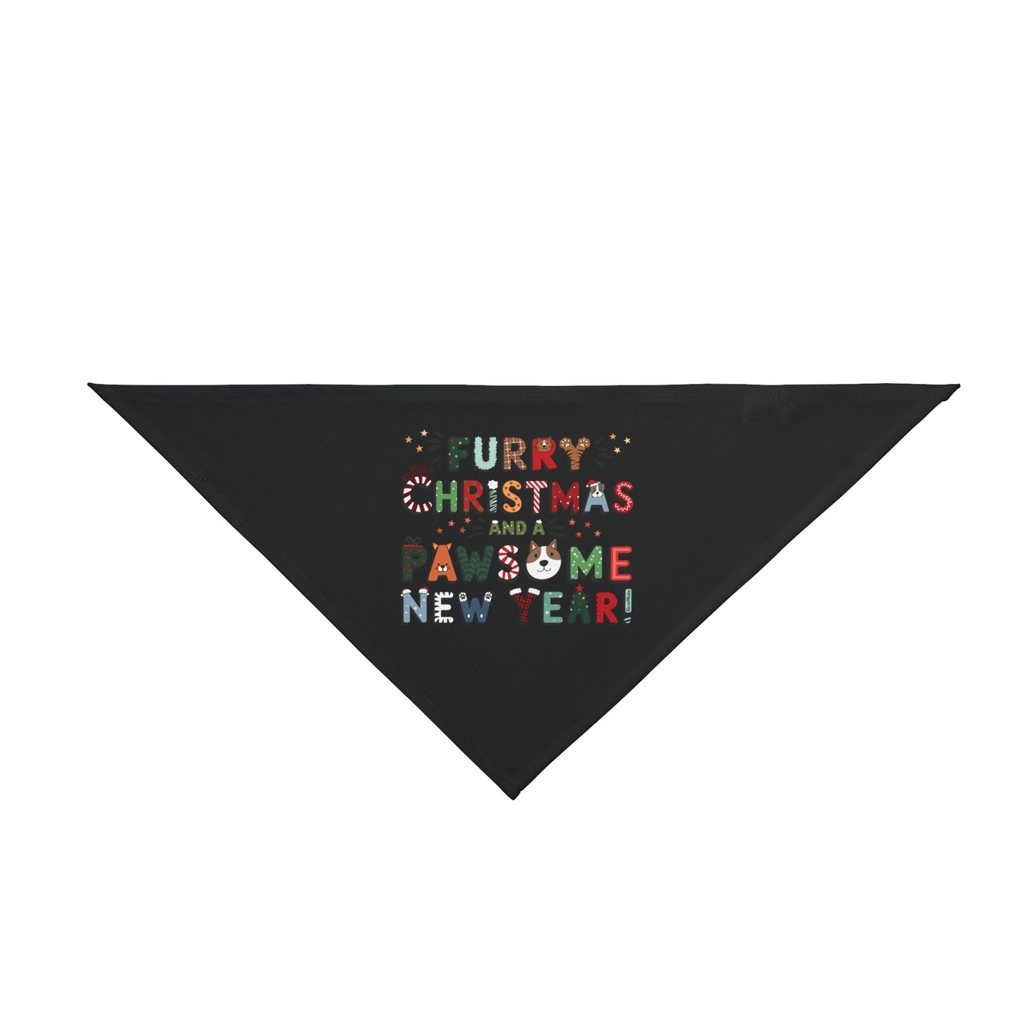 Pet Bandana | Furry Christmas Design | 8 colors