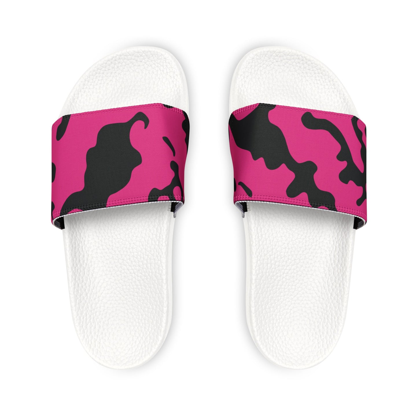 Men's Removable Strap Sandals | Camouflage Fuchsia & Black Design