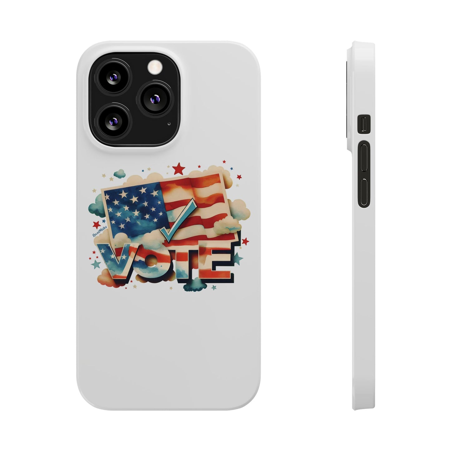 Slim Phone Case | VOTE Watercolor Design | US Elections