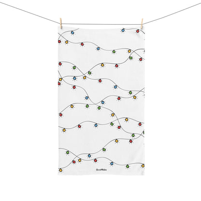 Hand Towel | Christmas Lights Design