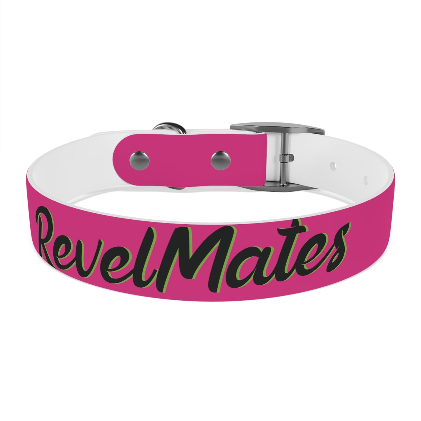 Pet Collar | Fuchsia & Black RevelMates Design