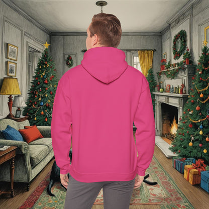 Unisex Heavy Blend Hoodie | Neon and Solid Colors V.2 | Furry Christmas Design | 13 colors